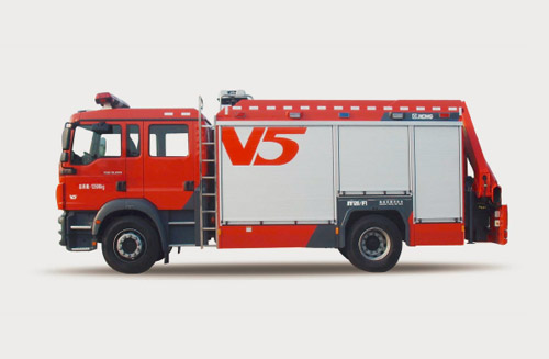 Emergency Rescue Fire Truck 